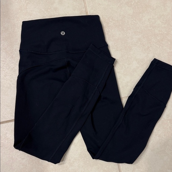 lululemon Navy Blue Leggings - Picture 1 of 3